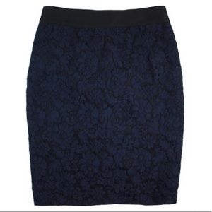 JCrew Heirloom Lace No 2 Pencil Skirt